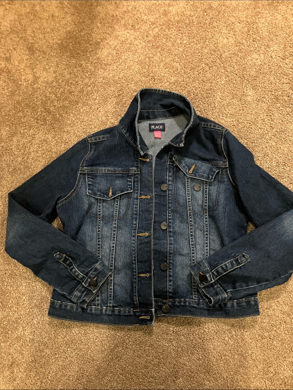 Place Dark Blue Denim Jacket
